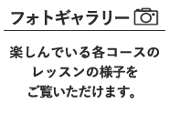 フォトギャラリー レッスンの様子がご覧いただけます。